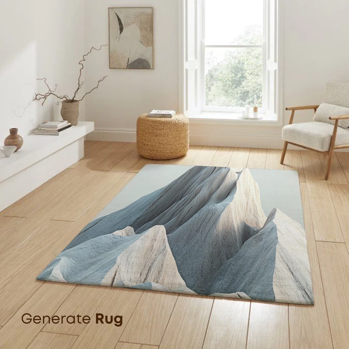 Ethereal Mountain Peaks: A Study in Minimalist Elegance - Image 6