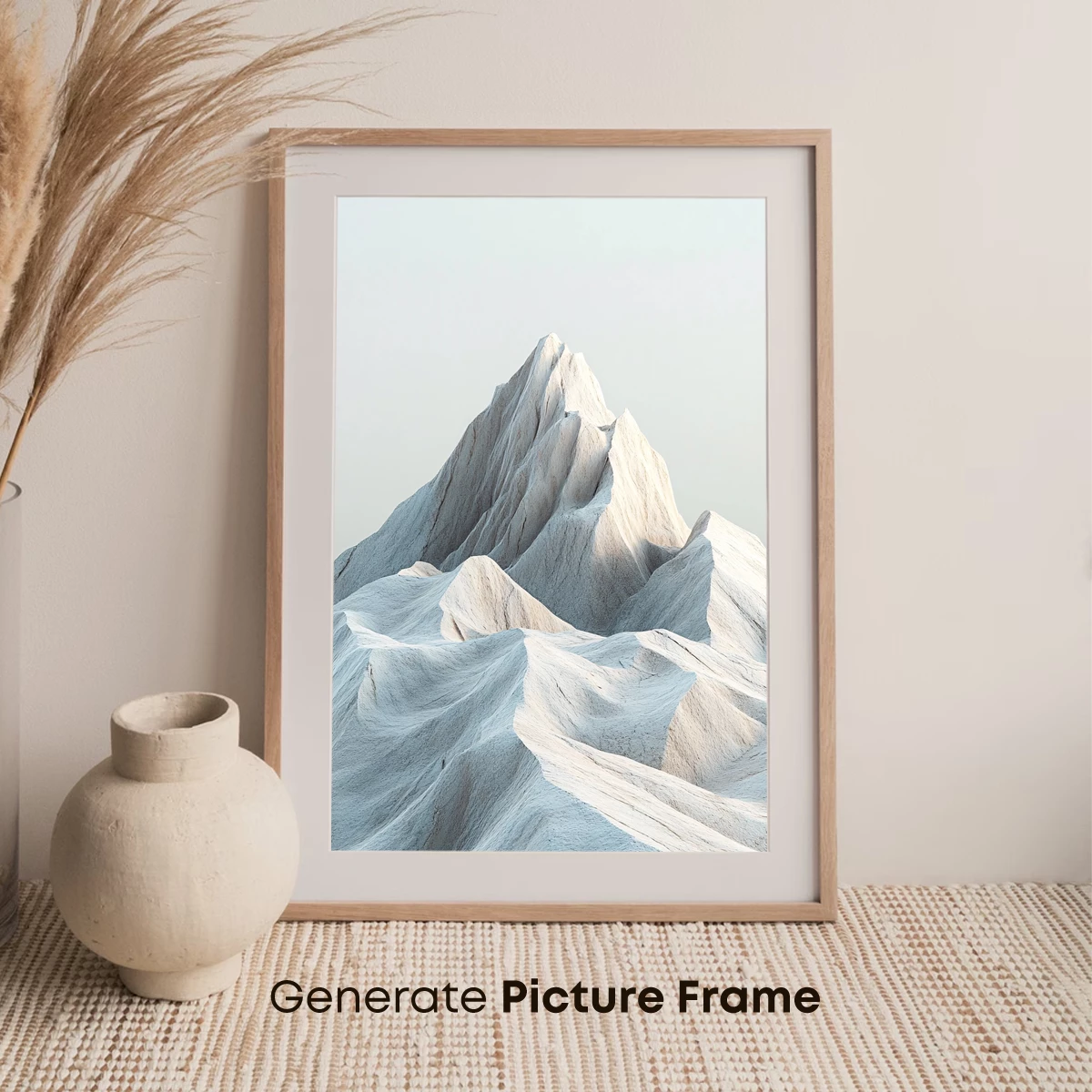 Ethereal Mountain Peaks: A Study in Minimalist Elegance - Image 7