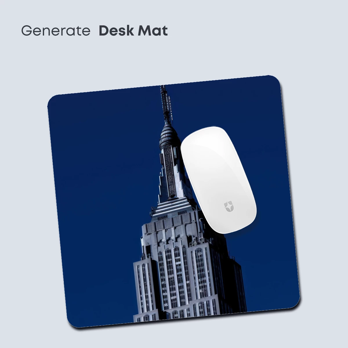 Empire State Elegance: Art Deco Skyscraper Against Midnight Blue - Image 4