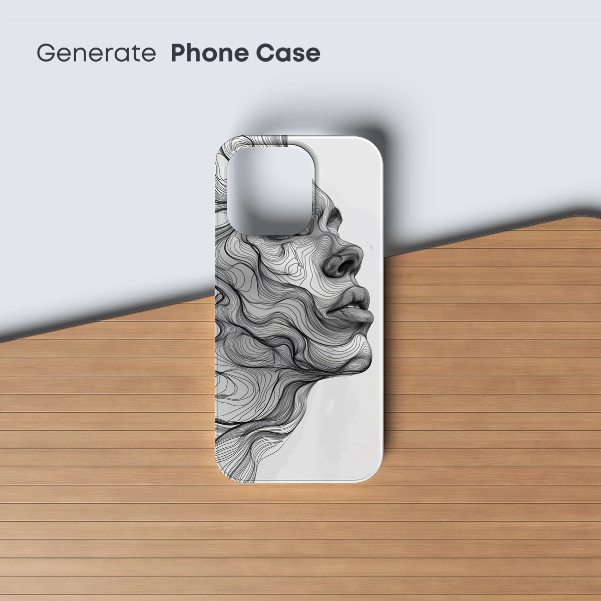 Contour Whispers: Line Art Profile - Image 3