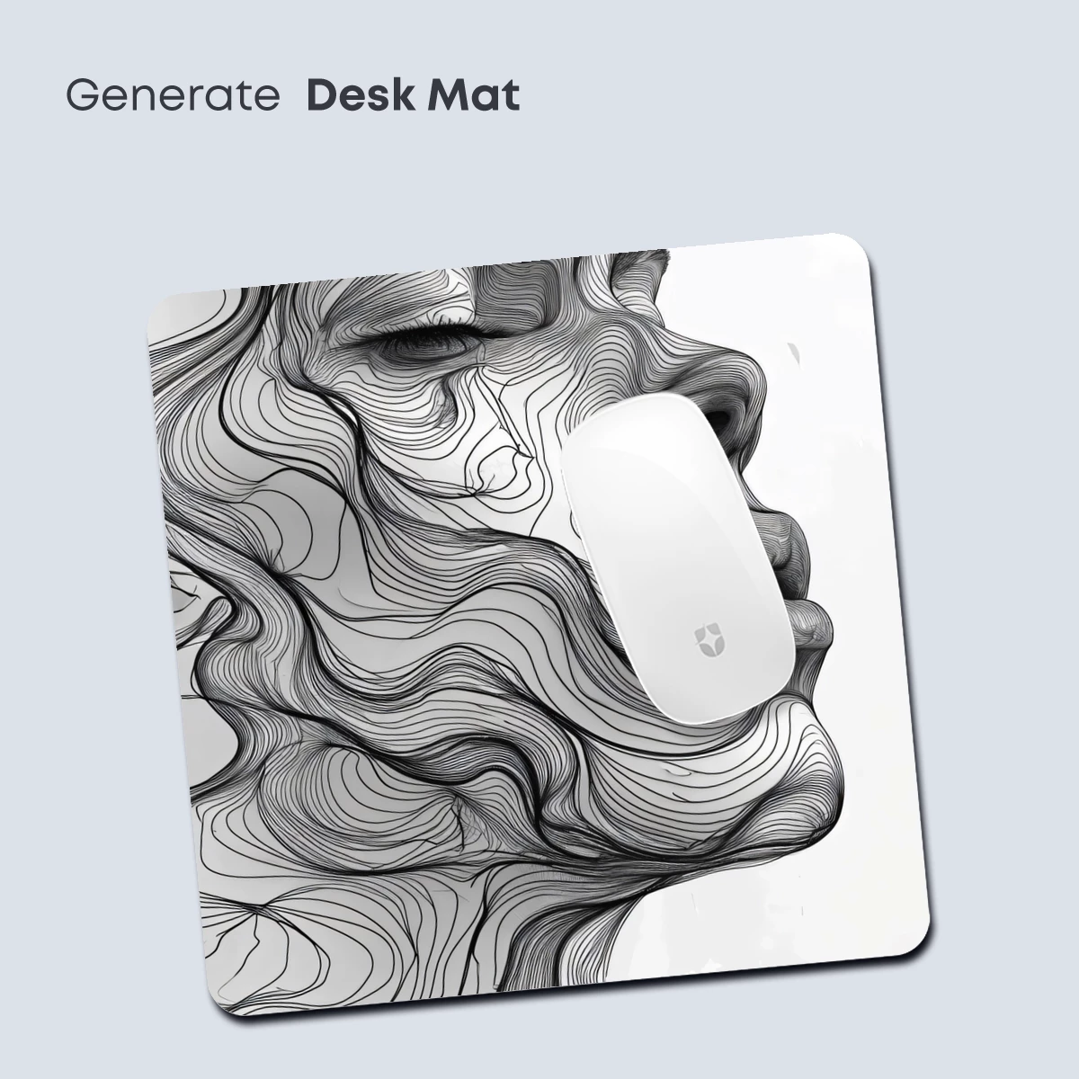 Contour Whispers: Line Art Profile - Image 4