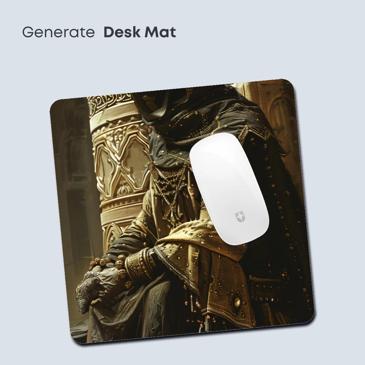 Enigmatic Cloaked Figure in Gothic Elegance - Image 4