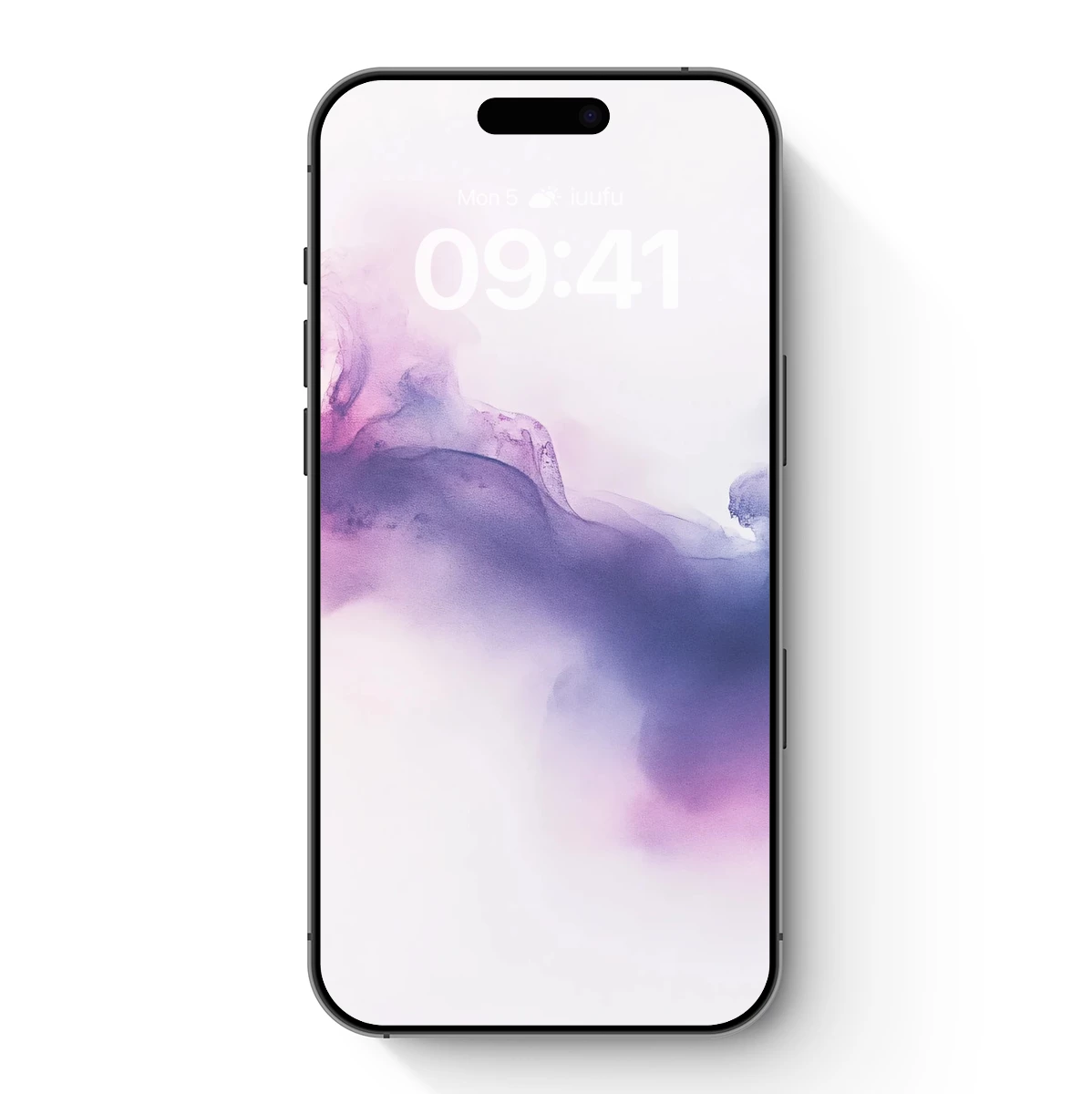 Ethereal Ink Dance: Purple and Blue Abstract Flow