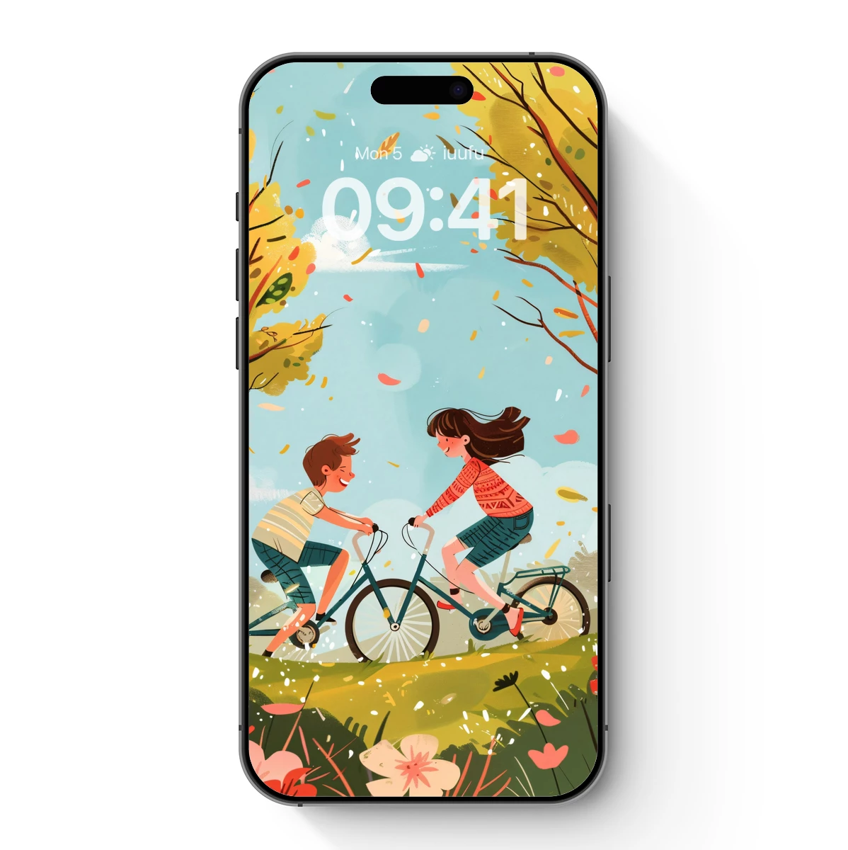 Autumn Bike Ride: Whimsical Adventure