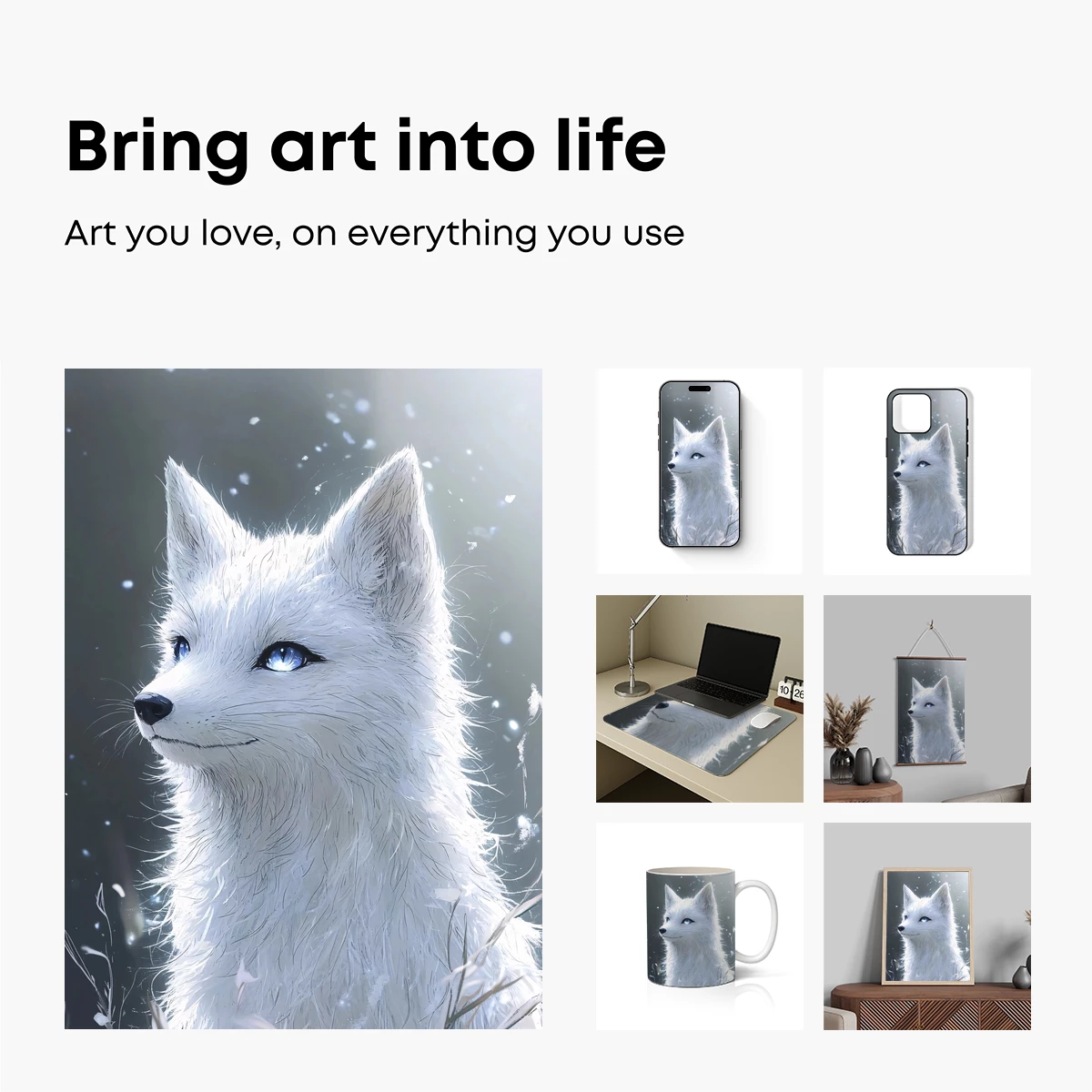 Ethereal Arctic Fox: Winter's Mystical Guardian - Image 2