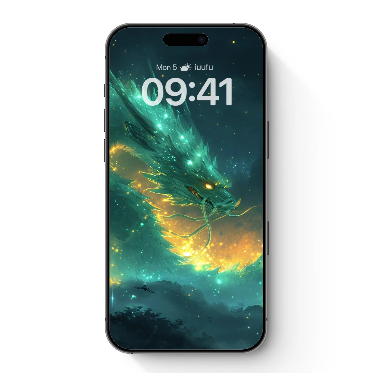 Ethereal Dragon's Embrace: A Luminescent Fantasy