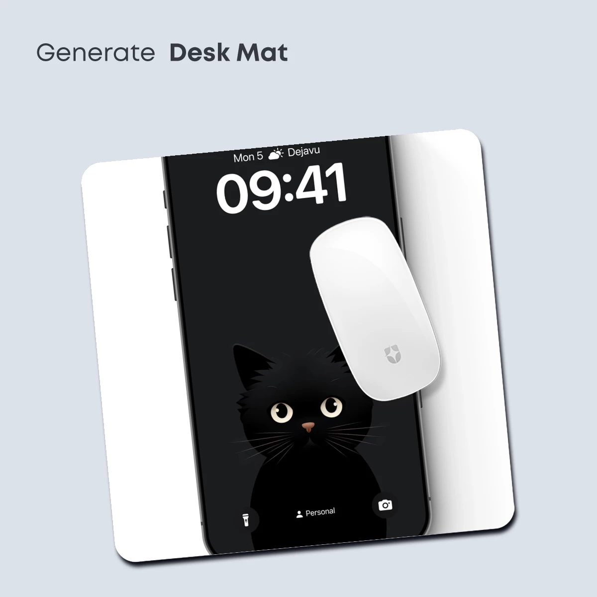 Mystic Midnight Cat: Digital Noir Art - Image 4