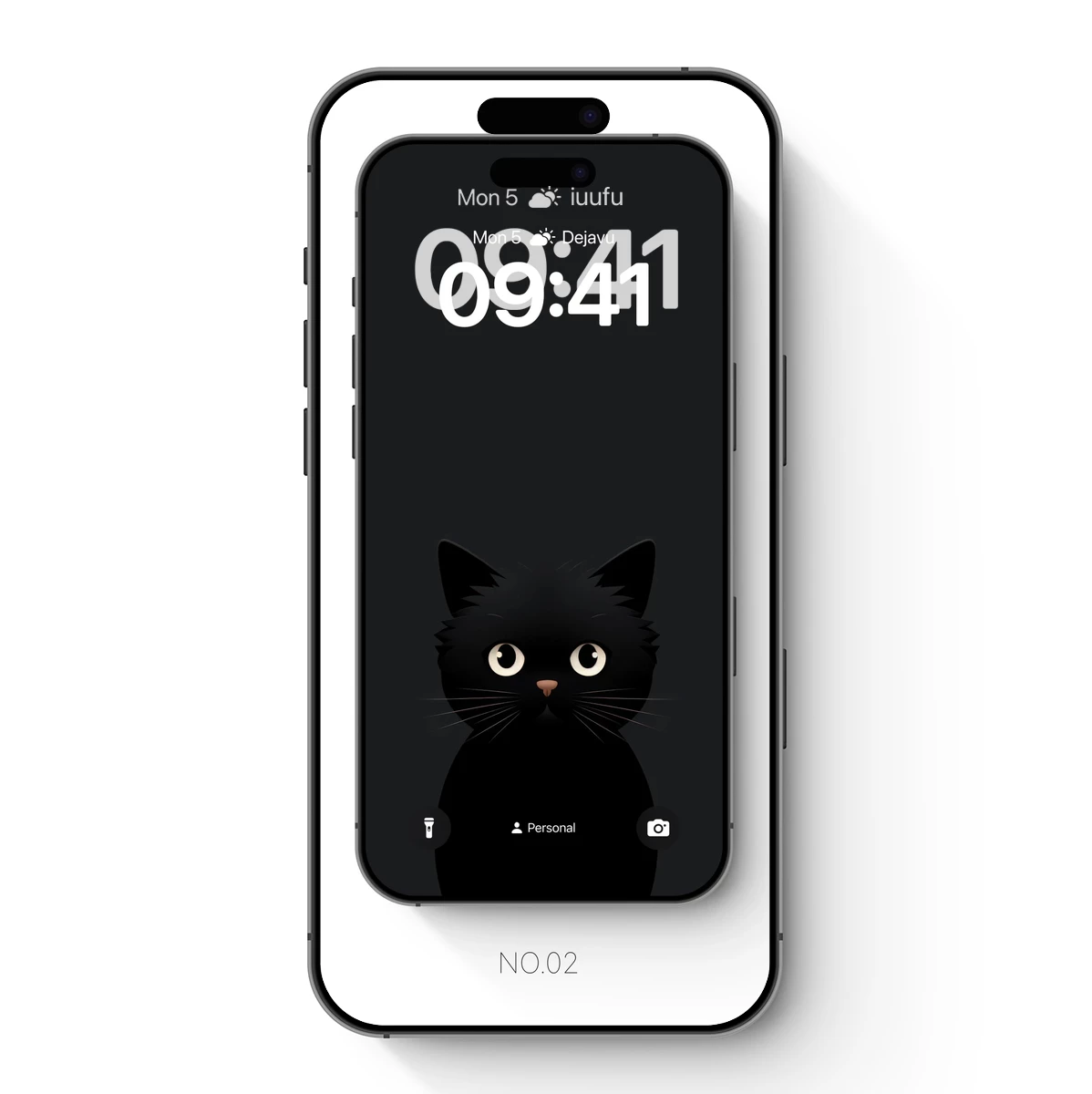 Mystic Midnight Cat: Digital Noir Art Mystic Midnight Cat: Digital Noir Art