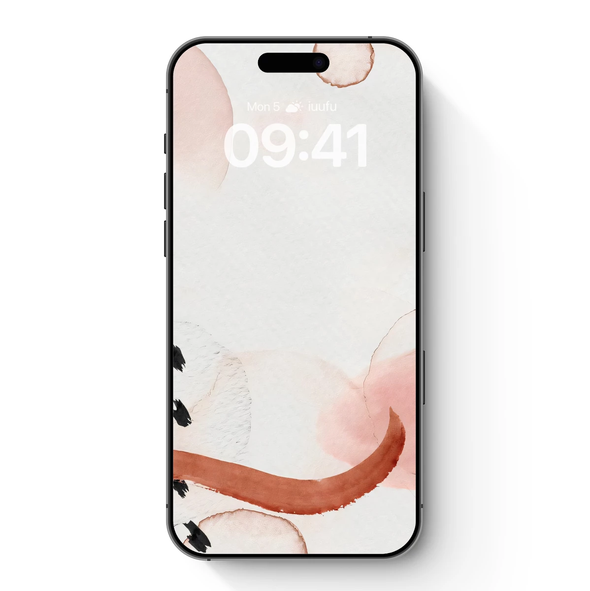 Abstract Blush: Soft Curves and Ink Dots Abstract Blush: Soft Curves and Ink Dots