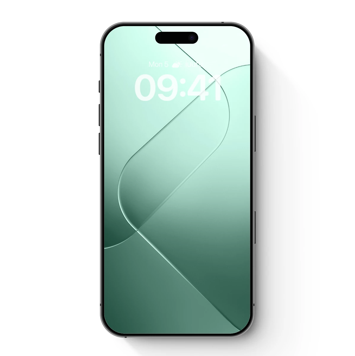 Ethereal Teal Waves: A Digital Minimalist Symphony