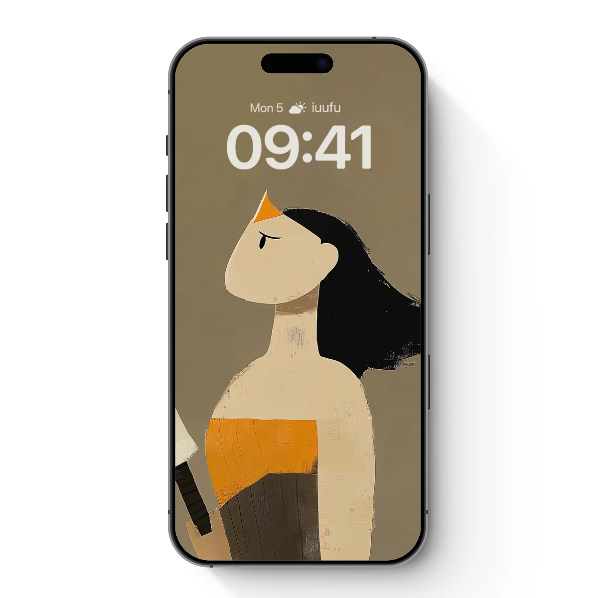 Abstract Figure in Monochrome Elegance