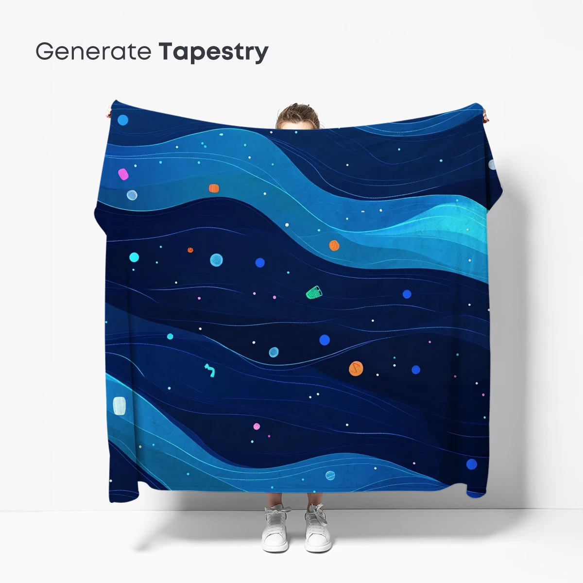 Cosmic Wave Symphony: Abstract Ocean Meets Galaxy - Image 5