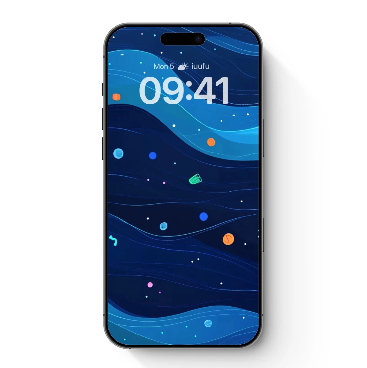 Cosmic Wave Symphony: Abstract Ocean Meets Galaxy