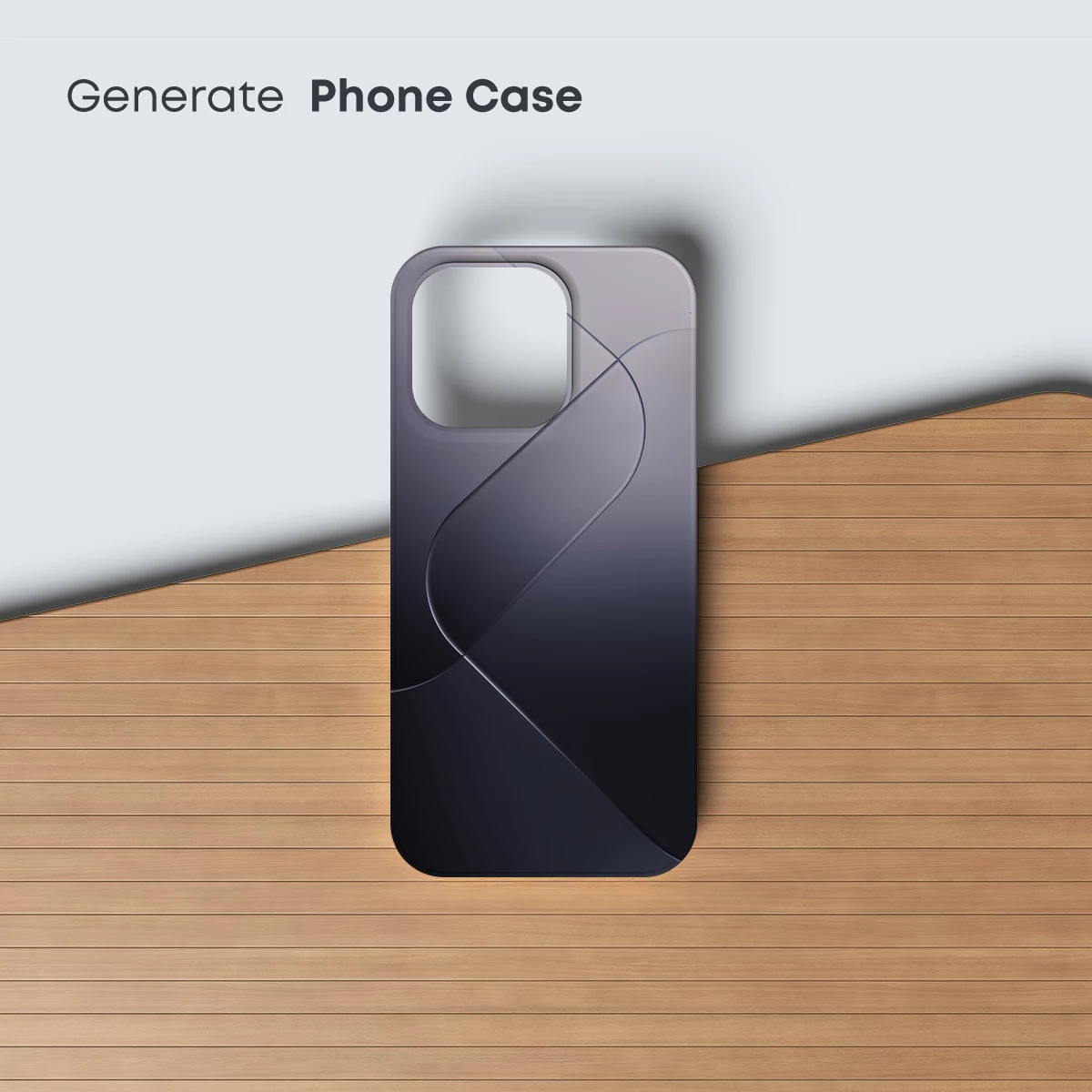 Elegant Curves in Gradient Shadows - Image 3