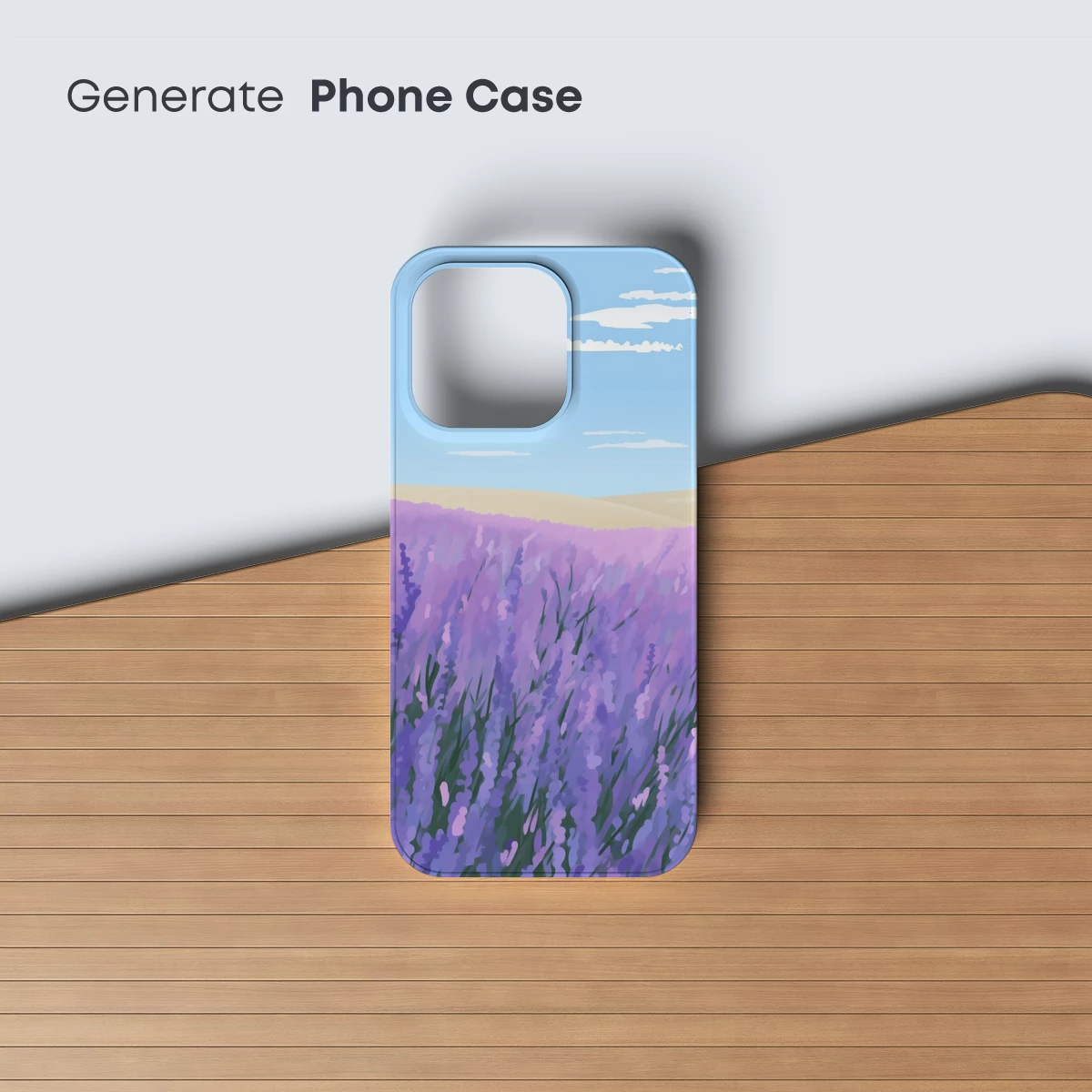 Lavender Fields Under a Serene Sky - Image 3