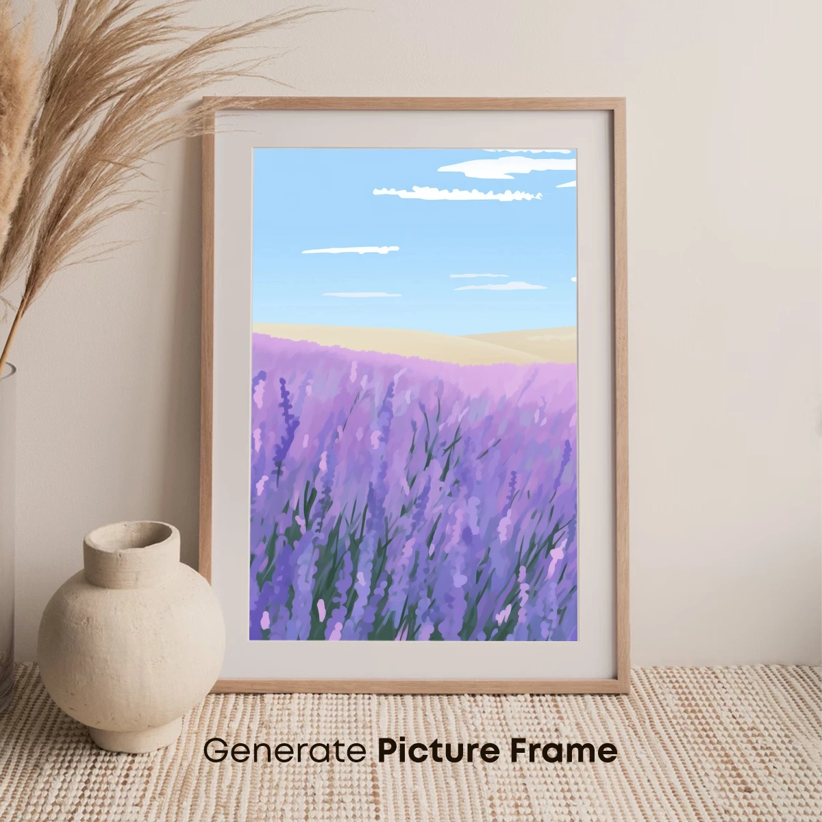 Lavender Fields Under a Serene Sky - Image 7