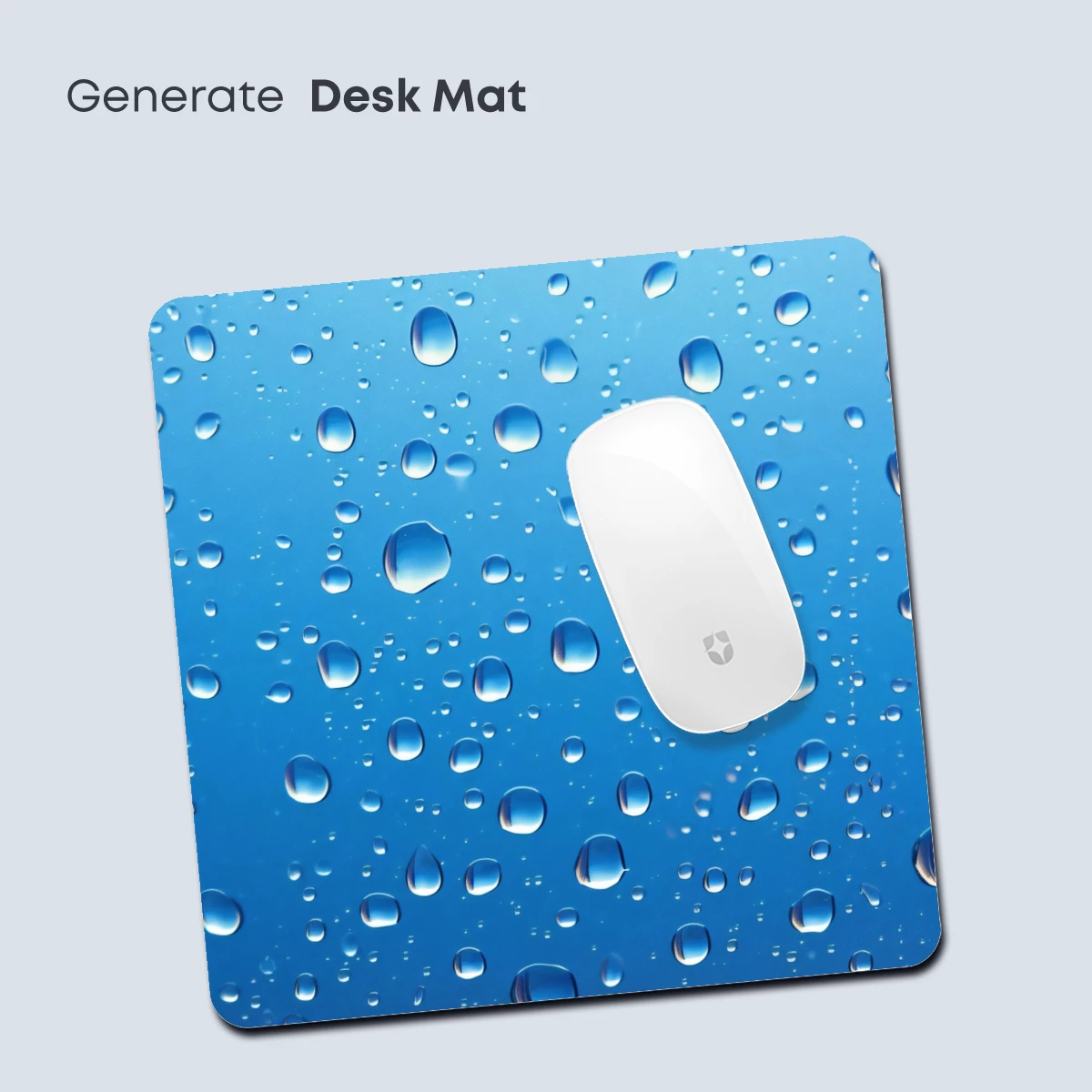 Azure Raindrops: Crystal Clarity on Blue Canvas - Image 4
