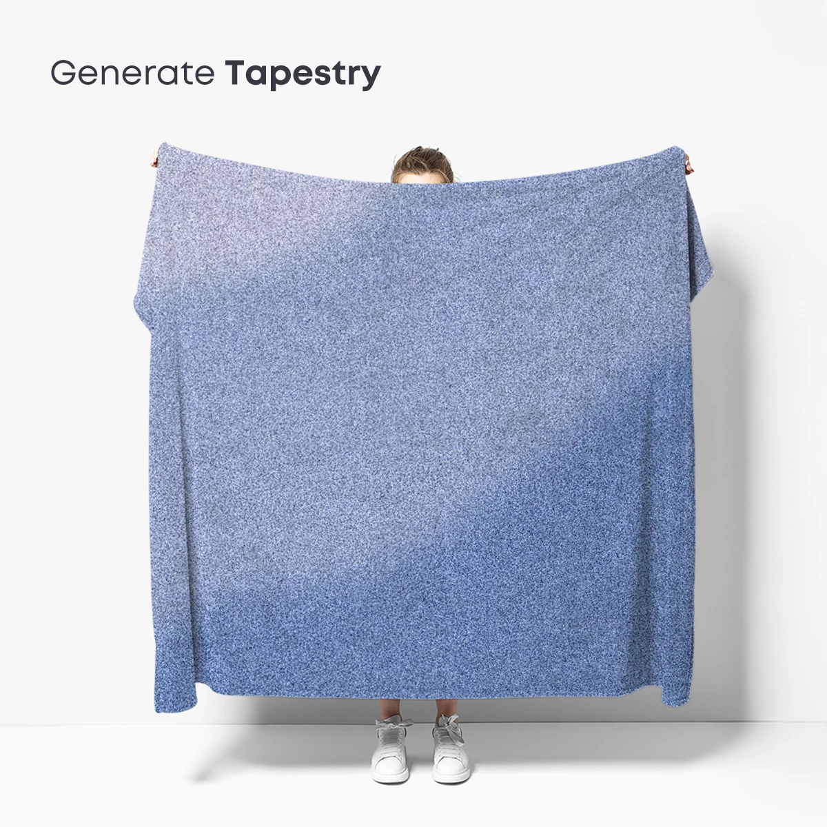Gradient Serenity: Ethereal Blue Haze - Image 5