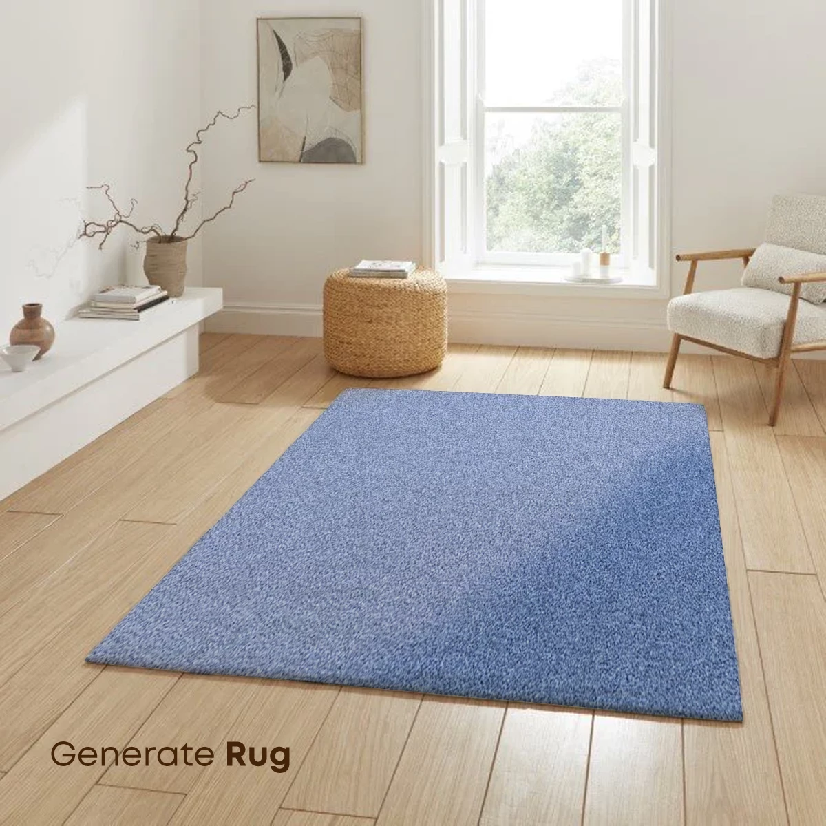 Gradient Serenity: Ethereal Blue Haze - Image 6