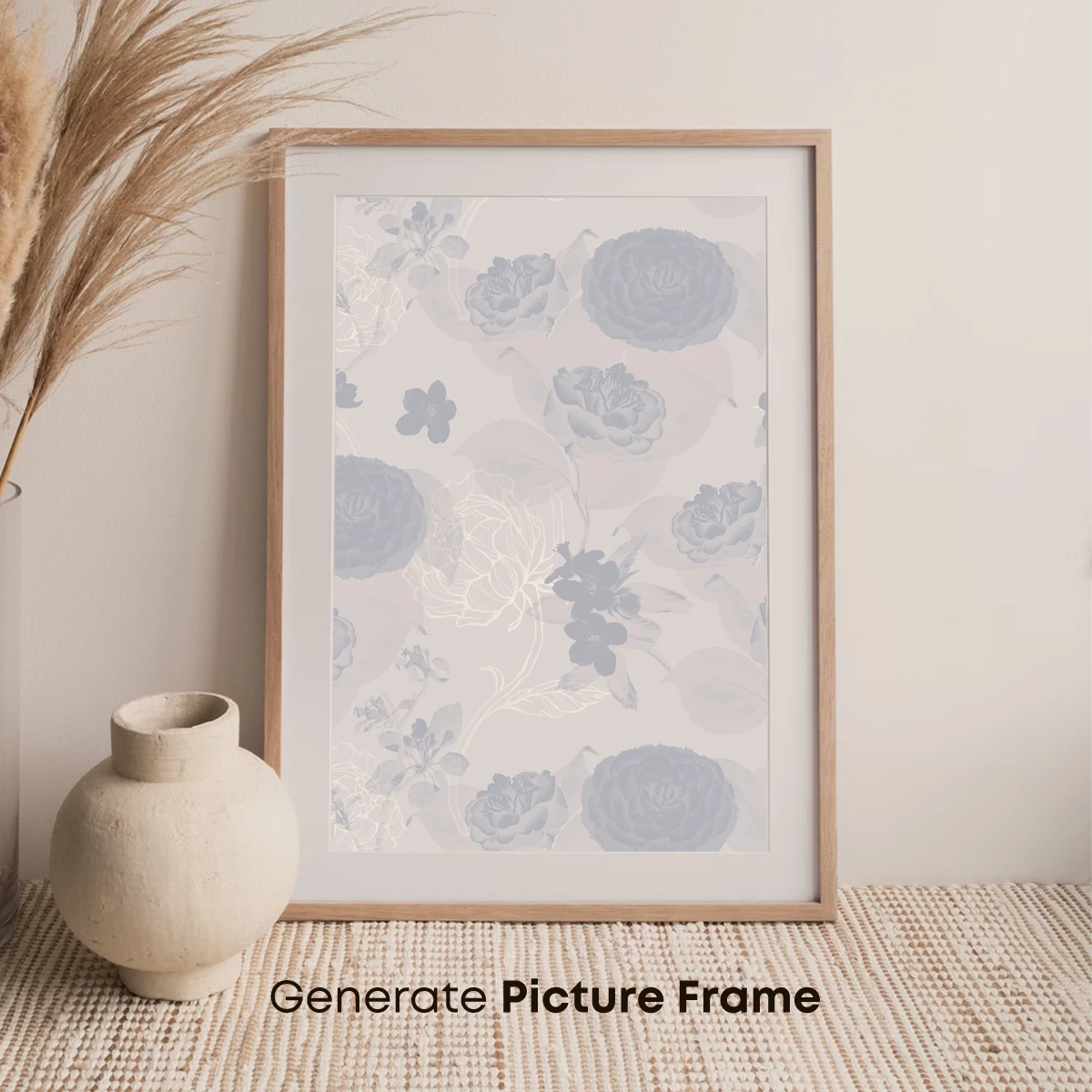 Ethereal Floral Whispers in Misty Hues - Image 7