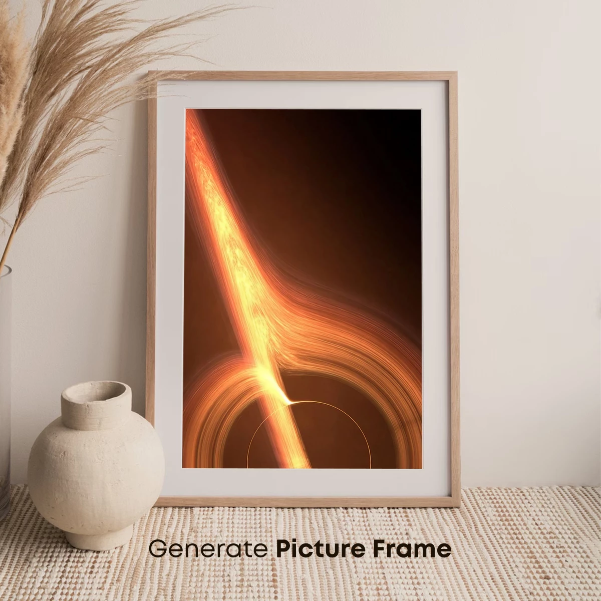 Eclipse of Fire: Celestial Dance in Amber - Image 7