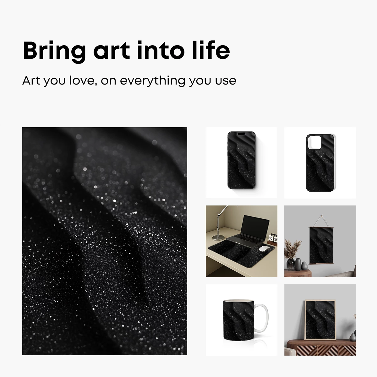 Ethereal Black Velvet: A Symphony of Sparkling Shadows