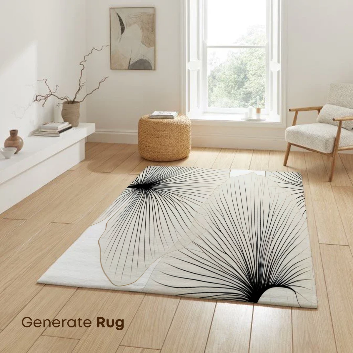 Elegant Ginkgo Silhouettes: Monochrome Botanical Art - Image 6