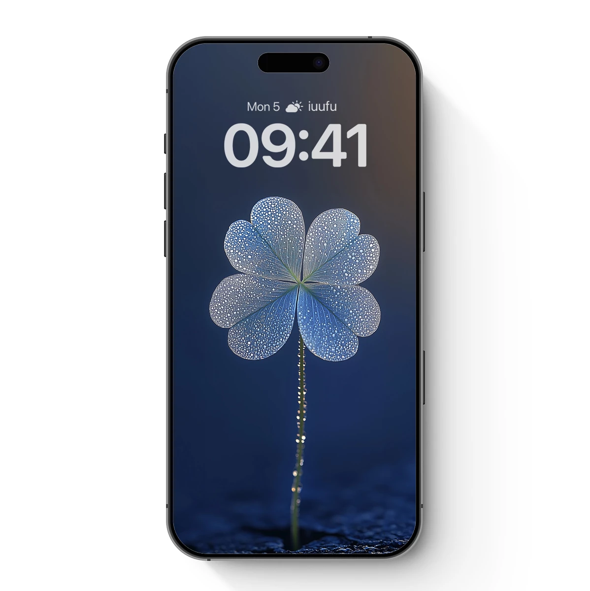 Dew-Kissed Clover: Ephemeral Beauty in Blue