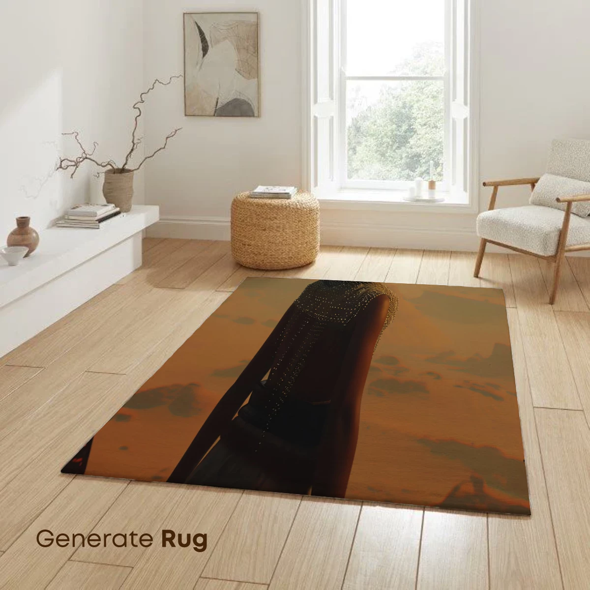 Desert Dreamer: Futuristic Veil at Sunset - Image 6