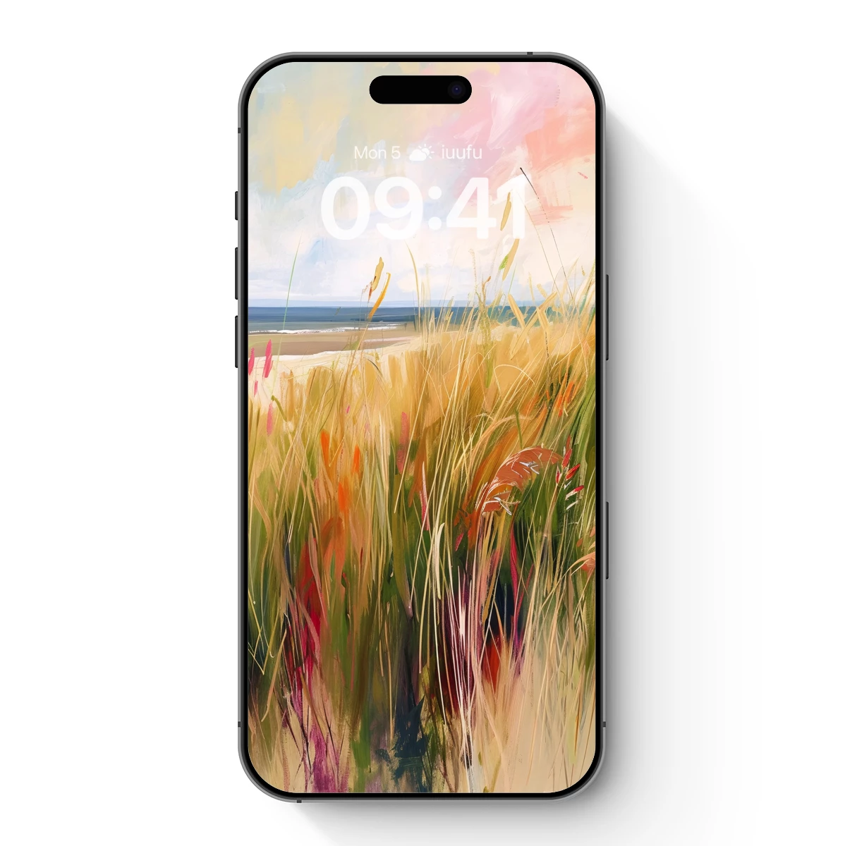 Coastal Grasses at Dawn: Impressionist Harmony