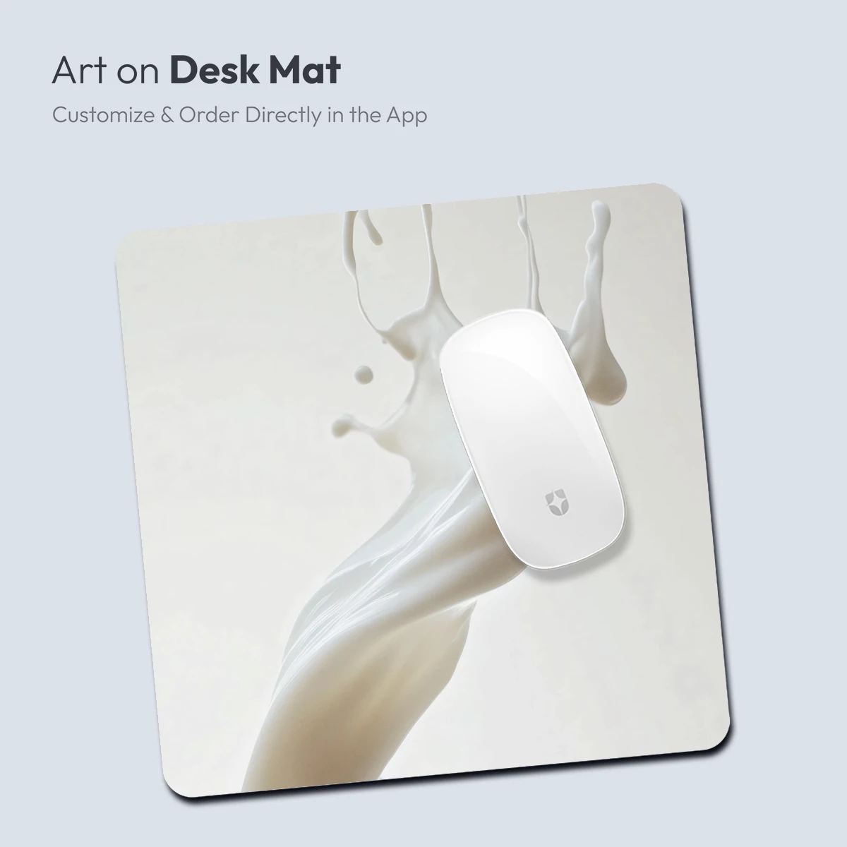 Elegant Milk Swirl: Fluid Art in Motion - Image 4