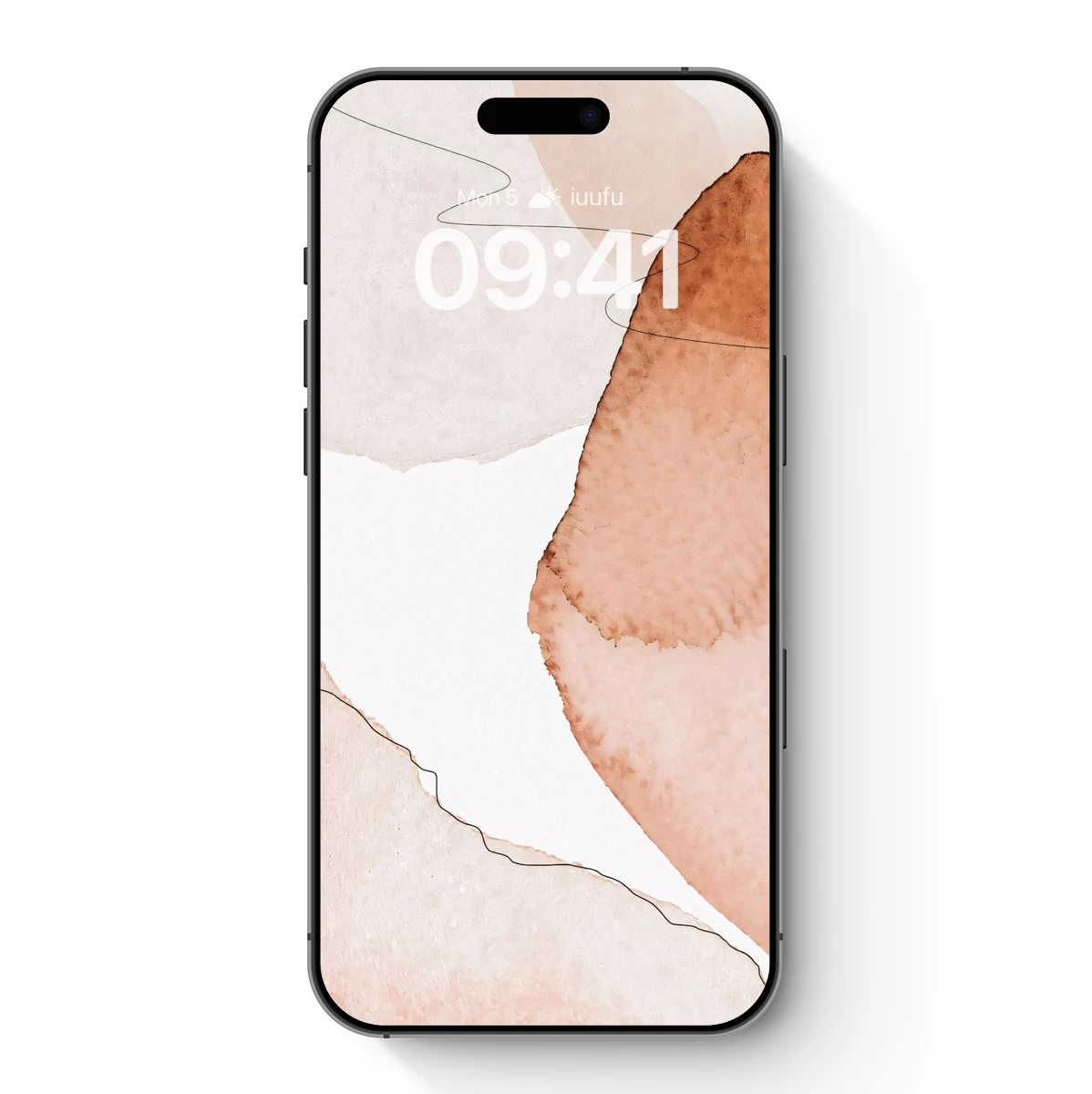 Abstract Watercolor Harmony: Blush and Terra Tones