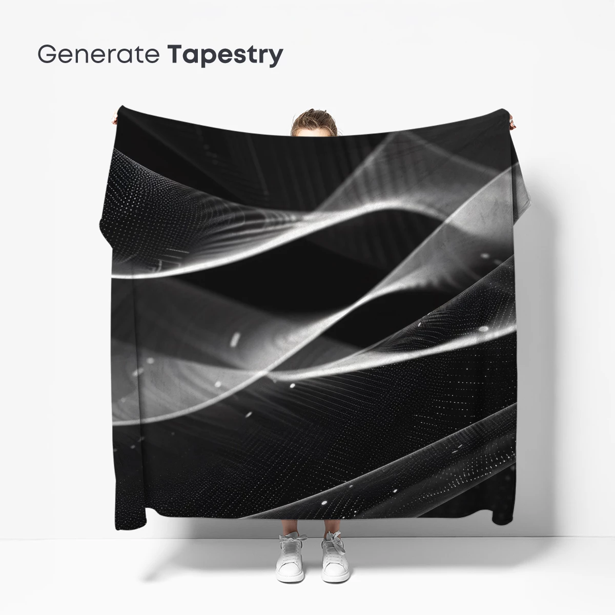 Ethereal Digital Waves: A Symphony of Light and Shadow - Image 5