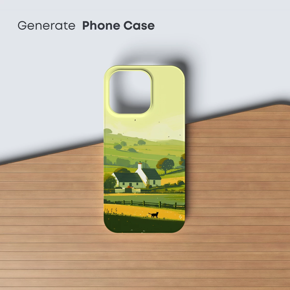 Countryside Serenity: A Cat's Quiet Roam - Image 3