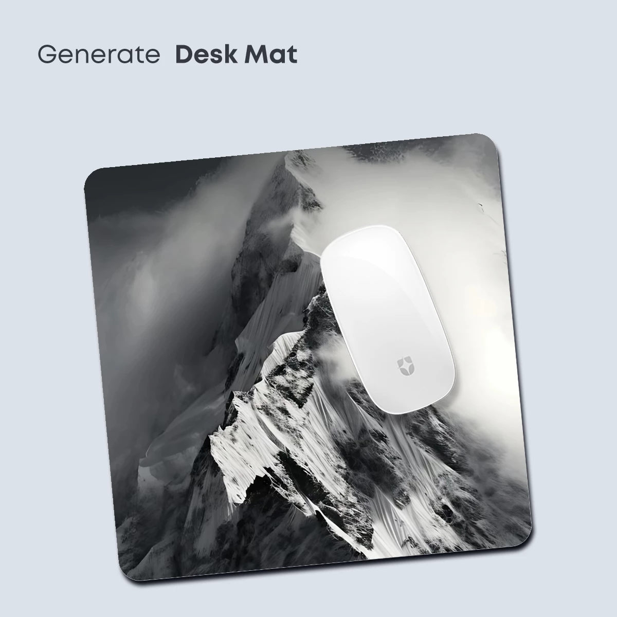 Eternal Summit: Snow-Capped Majesty in Monochrome - Image 4