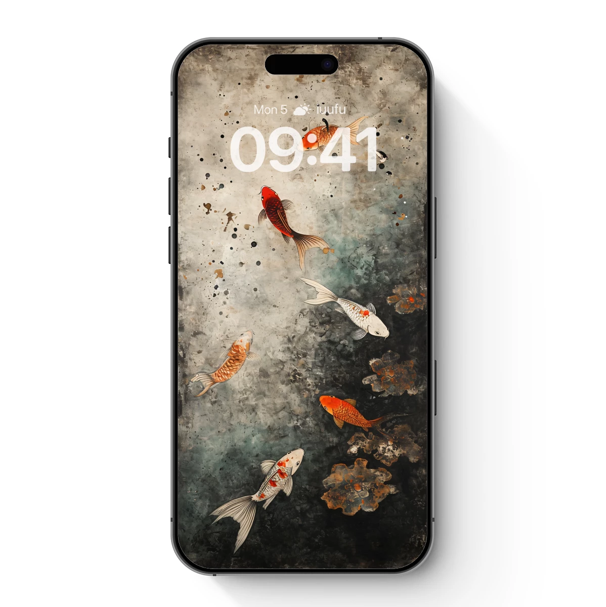 Koi Odyssey: Elegance in Abstract Waters