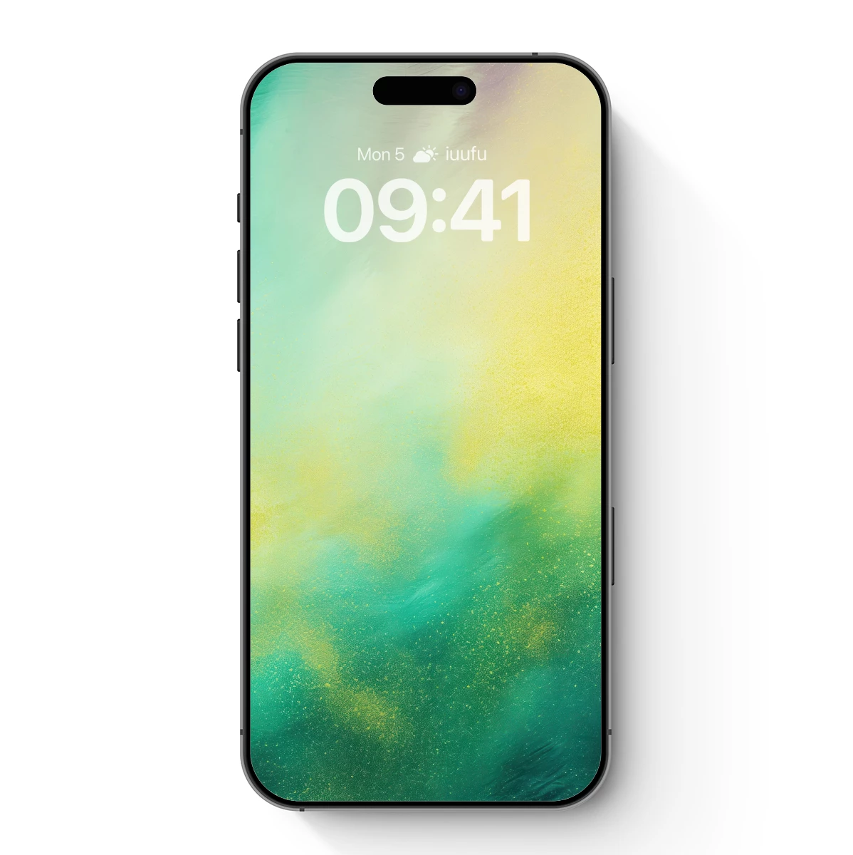 Aqua and Gold Mist: Ethereal Abstract Fusion