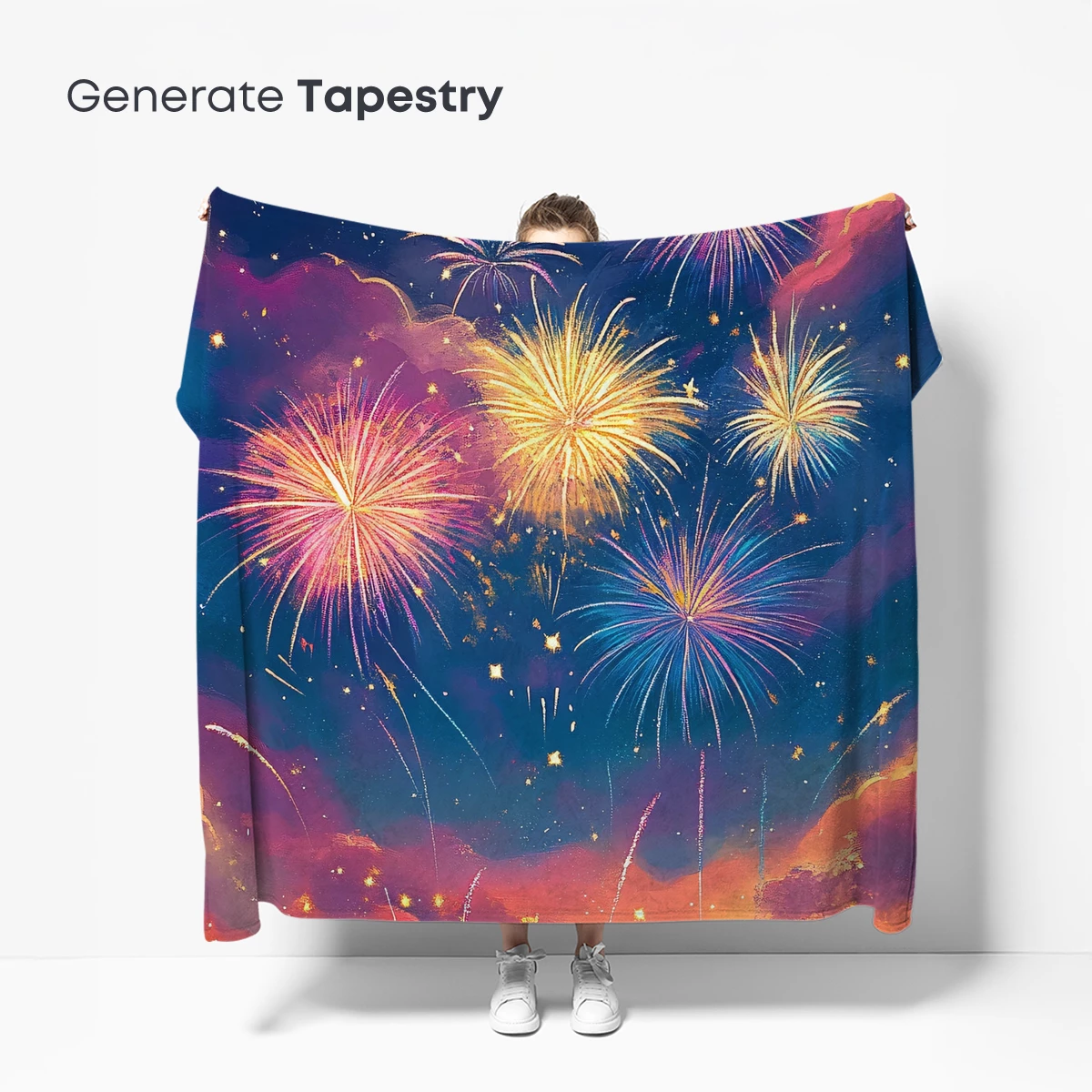 Cityscape Symphony: Fireworks Explode in Vivid Night Sky - Image 5