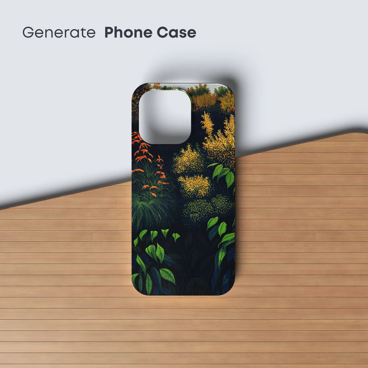 Enchanted Forest Glow: Luminous Flora in Midnight Hues - Image 3