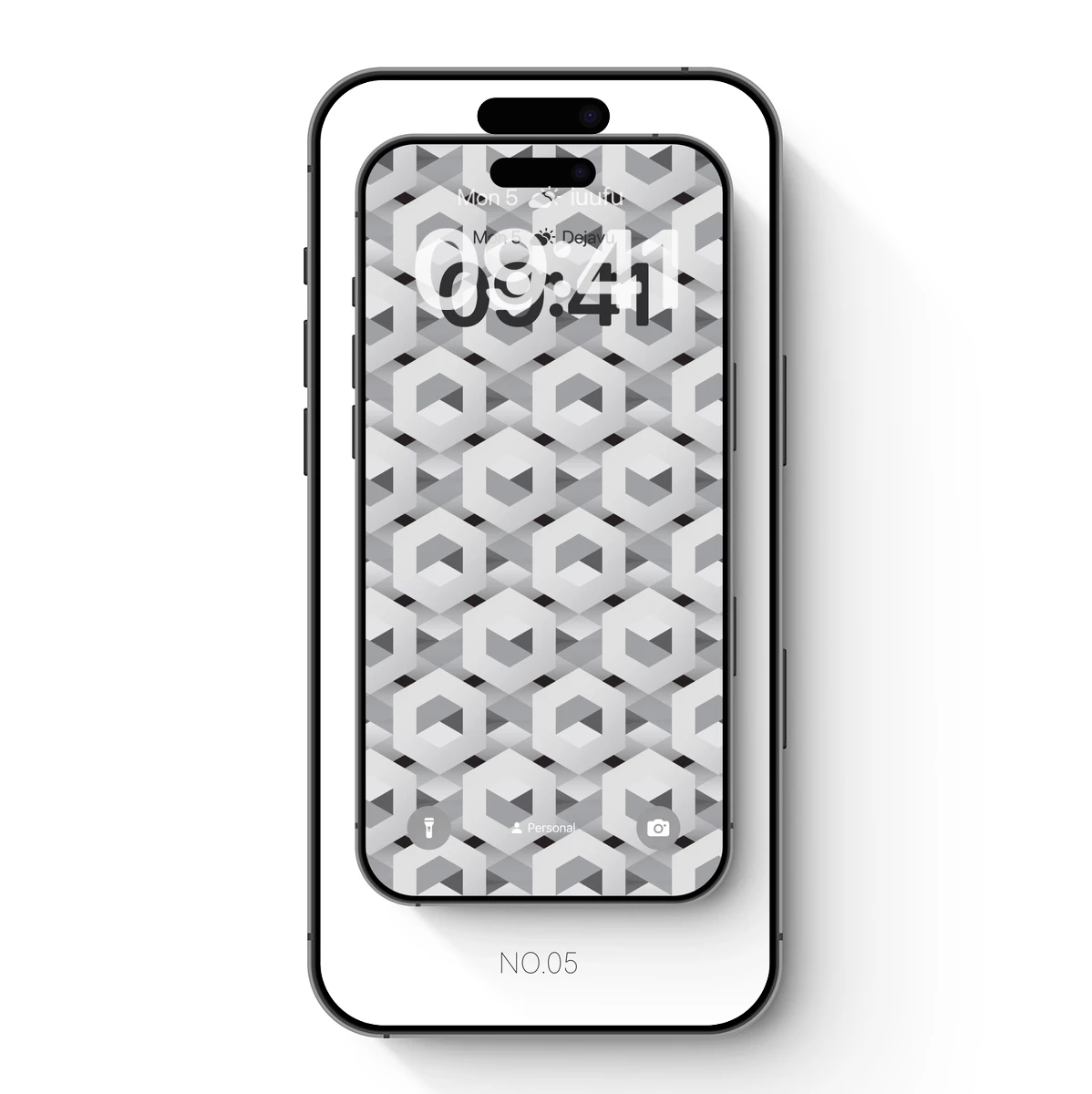 Geometric Illusion: Digital Artistry in Monochrome