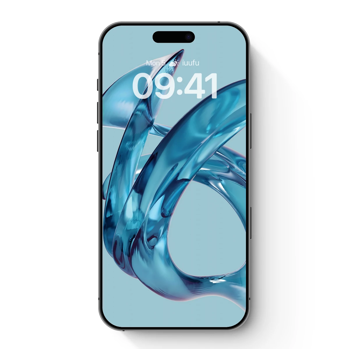 Fluid Blue Elegance: Abstract Sculptural Waves