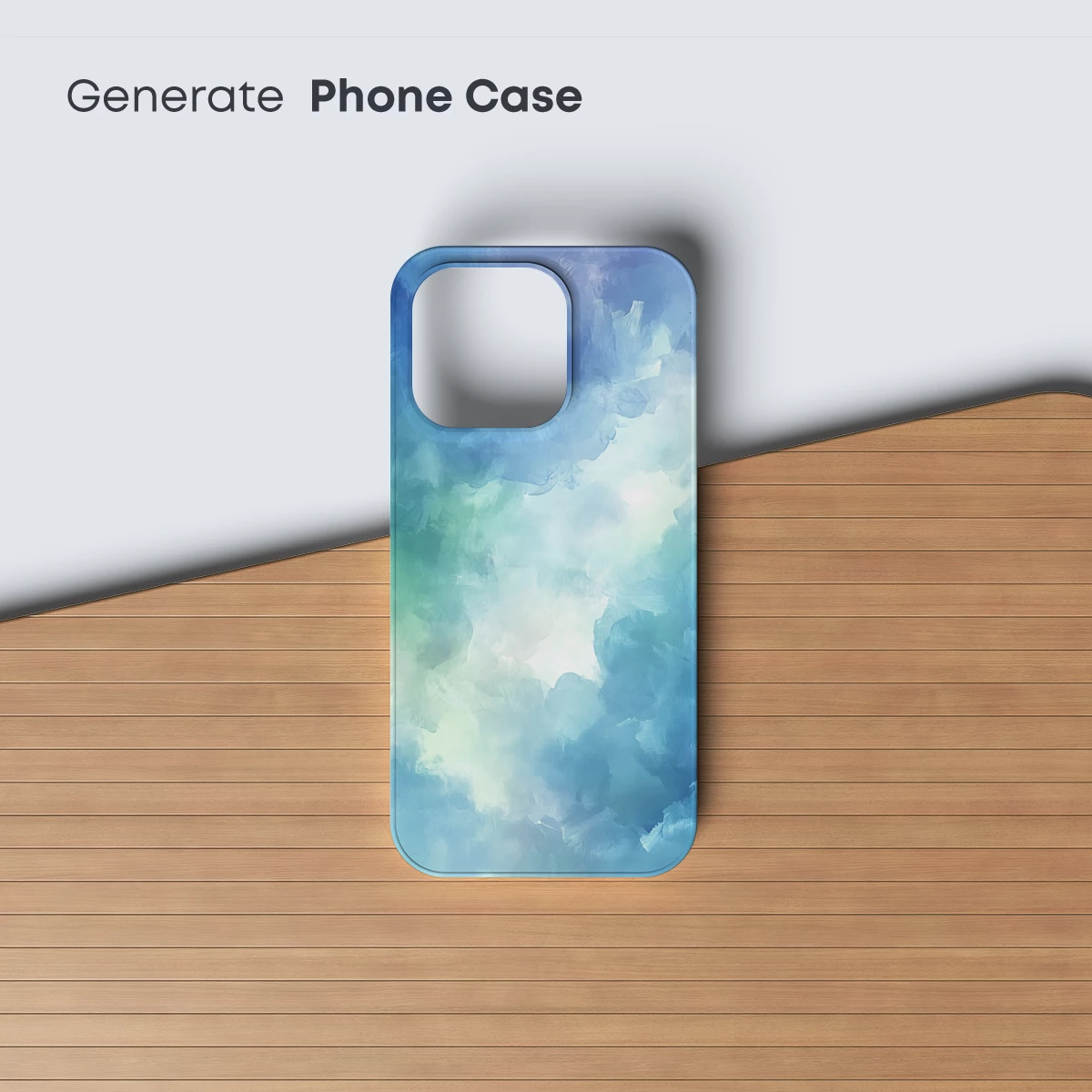 Ethereal Aqua Symphony: Abstract Cloudscape - Image 3