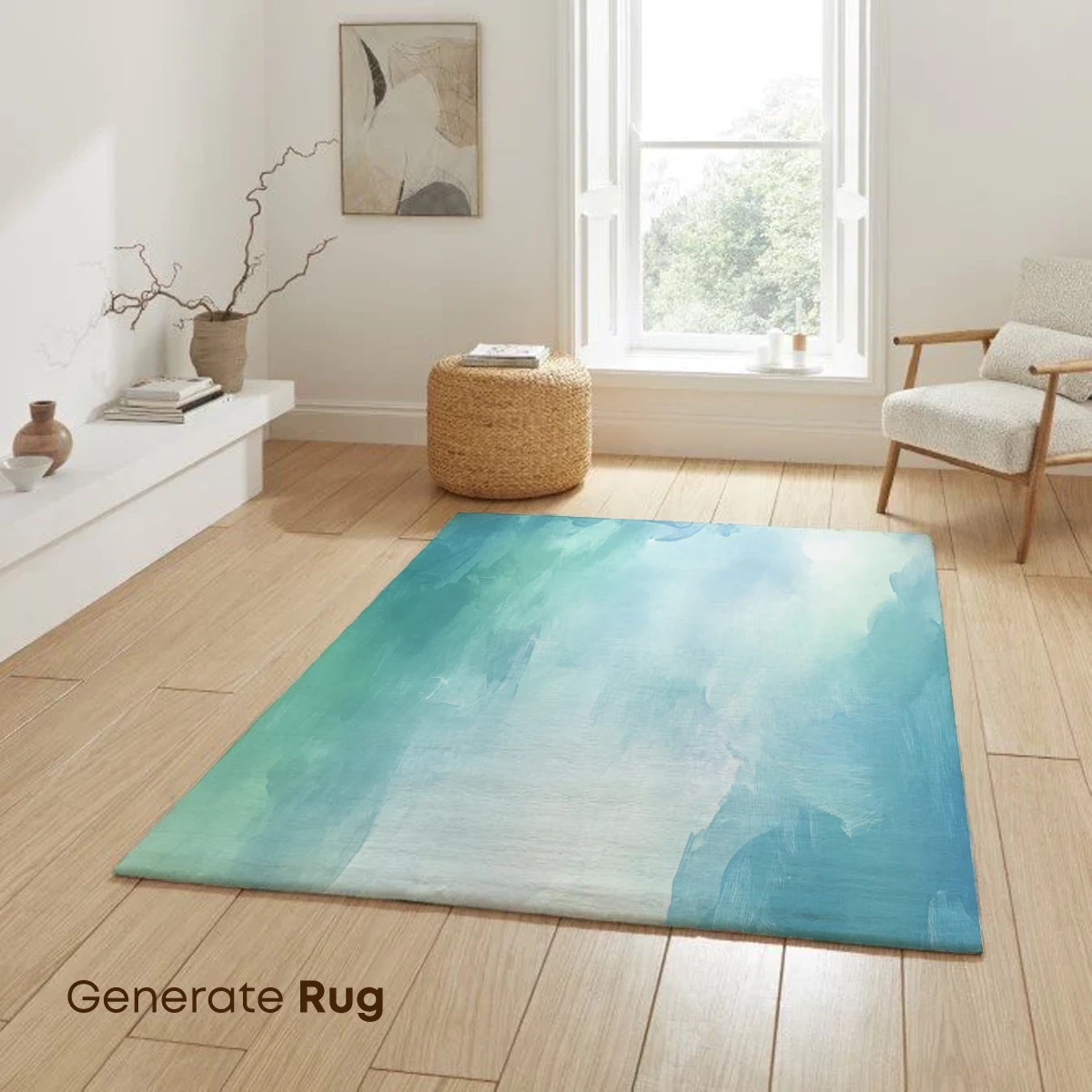 Ethereal Aqua Symphony: Abstract Cloudscape - Image 6