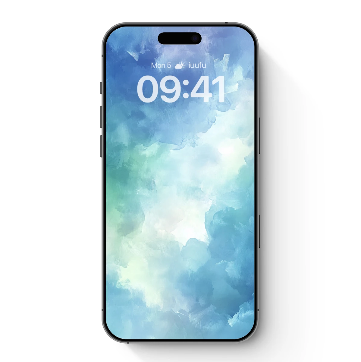 Ethereal Aqua Symphony: Abstract Cloudscape