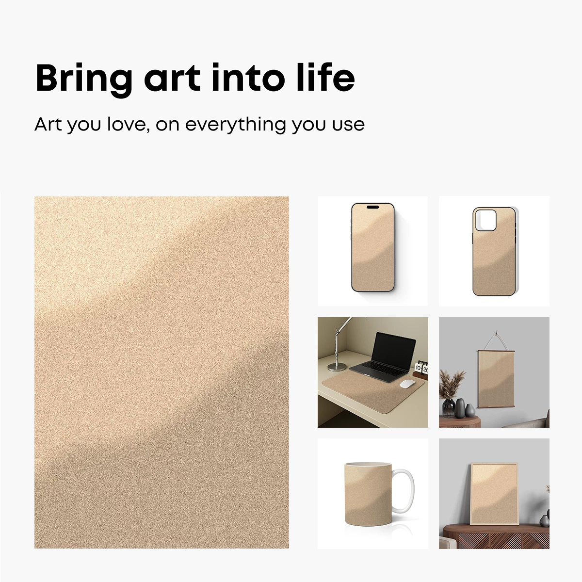 Desert Whisper: Sand Textures in Soft Light - Image 2