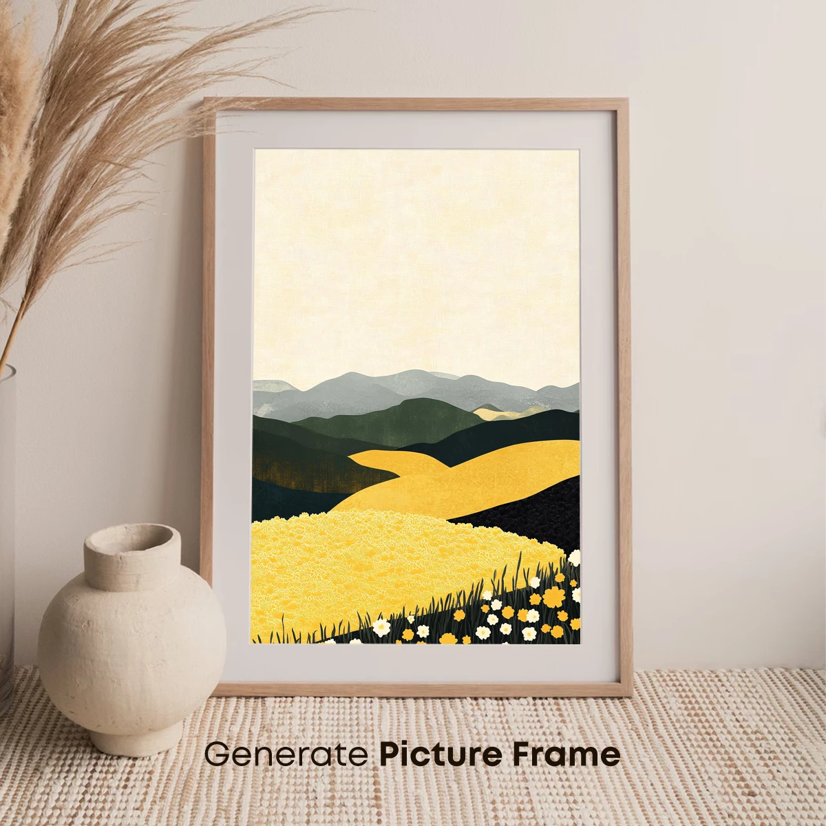 Golden Fields and Rolling Hills: A Modern Landscape Odyssey - Image 7