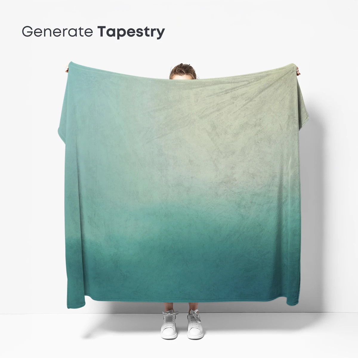 Misty Teal Horizon: A Serene Gradient Odyssey - Image 5