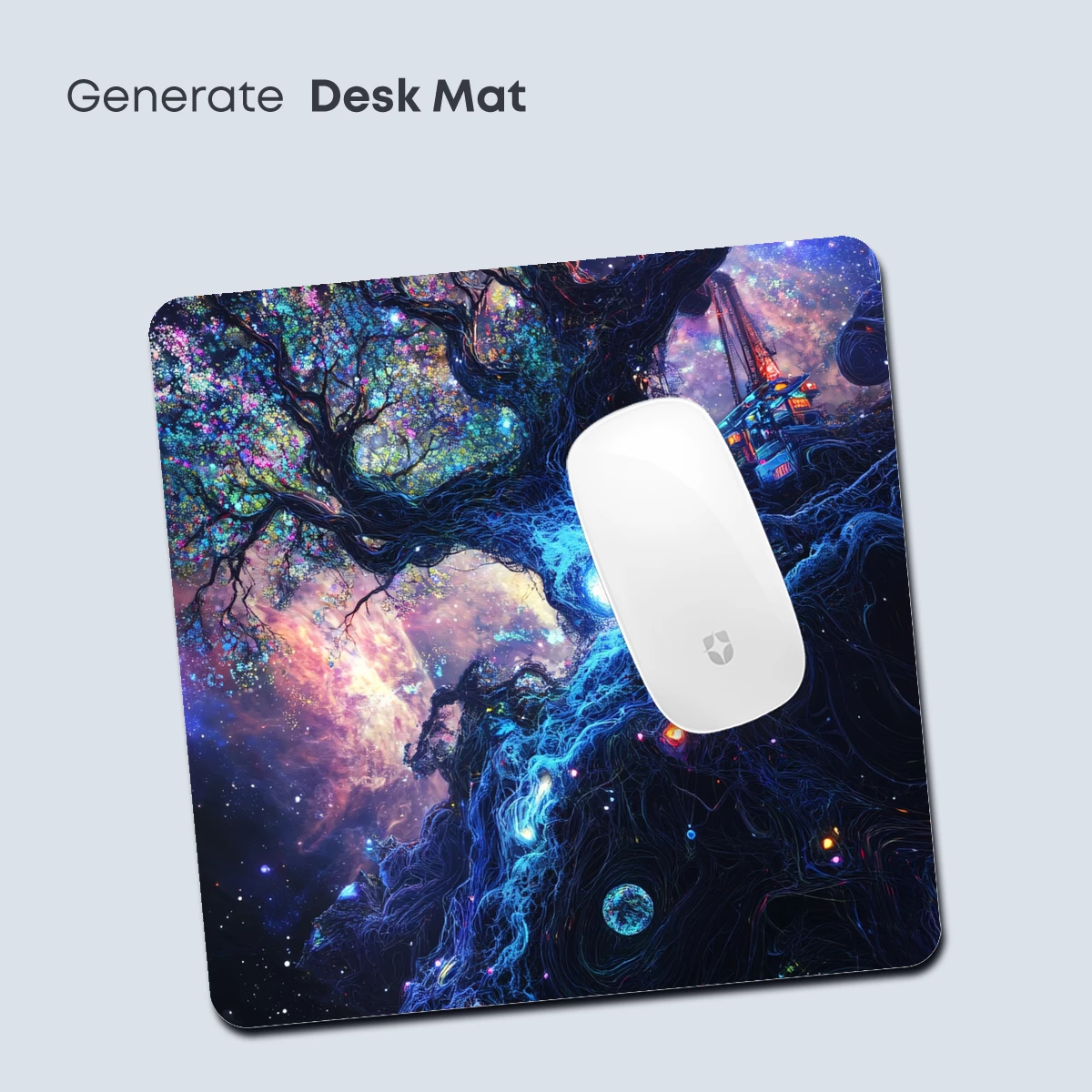 Cosmic Tree of Galaxies: Surreal Space Art - Image 4