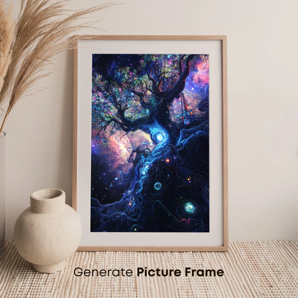 Cosmic Tree of Galaxies: Surreal Space Art - Image 7