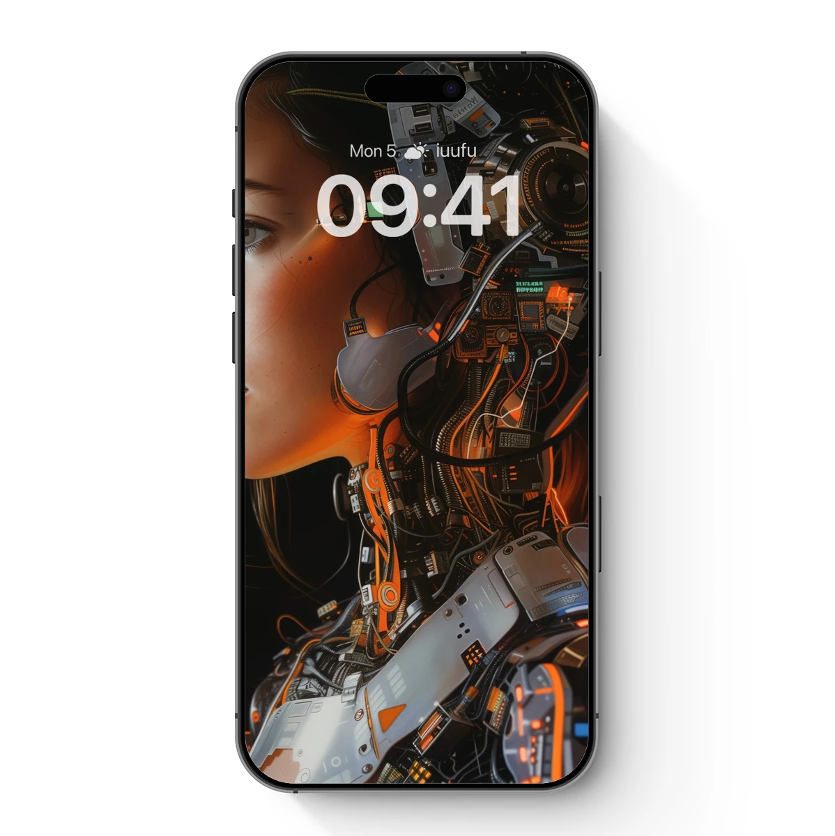 Cybernetic Muse: Half-Human, Half-Machine Elegance